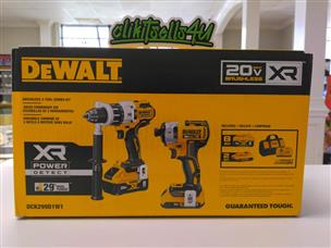 SEALED Dewalt Combo set Hammer Impact drills w batts charger